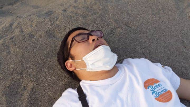 アイク・B・ヌワラのインスタグラム：「少し前にそーちゃんと2人で鎌倉旅行！！  #キング #ロッチ #中岡 さん #鎌倉 #旅行」