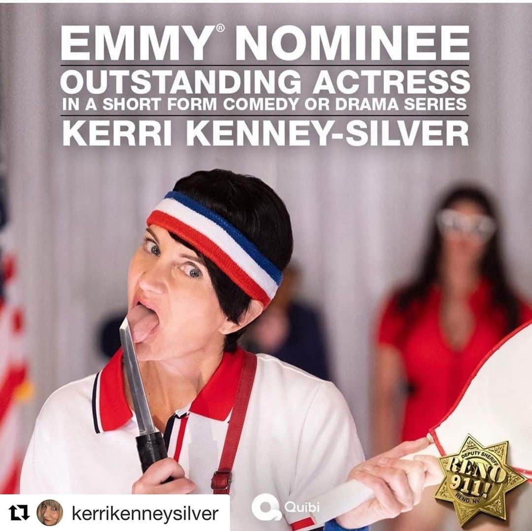 P!nk（ピンク）さんのインスタグラム写真 - (P!nk（ピンク）Instagram)「That’s my bestie right there (sorry Kerri. I’m outing you) you’re my favorite actress and comedian so I’m super happy about this 😍 you deserve both nominations and sixty awards and a big, warm, wet kiss #reno911」7月30日 13時39分 - pink
