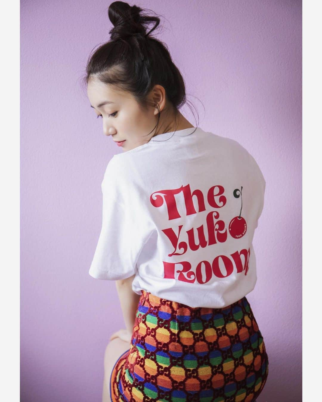 大島優子さんのインスタグラム写真 - (大島優子Instagram)「The Yuko Room T-shirts 🍒ロゴはyoのyuko oshimaのイニシャルで出来てます🤭  #yukoroom」7月30日 14時03分 - yuk00shima