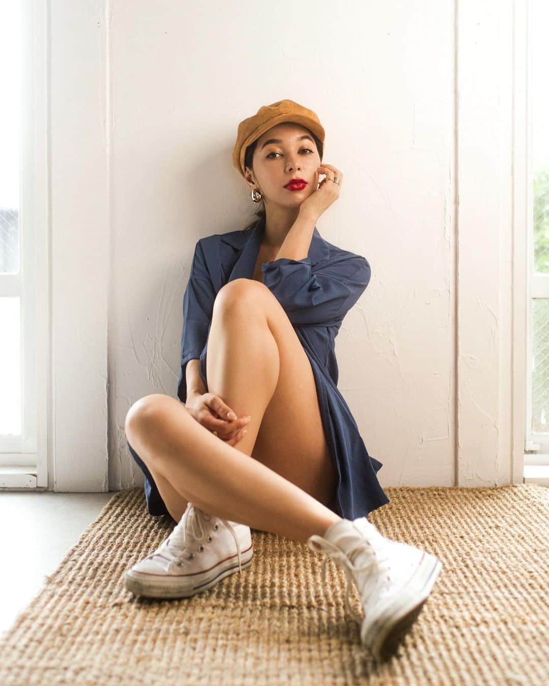 のインスタグラム：「#OOTD . ブルーのセットアップをチョイス❣️ 生地が軽くて、涼しいし、シワになりにくい☺️ AmazonFashionで買ったベイクルーズ商品だよ ブランド品もあるけど、ノーブランドで可愛いものも いっぱいあるから、よく使ってます☺️ いつ届くかも購入前にチェック出来て嬉しい🙏. . . #Lookdodia comprado no Amazon Fashion❣️ . . Outfit from Amazon Fashion 😊❣️ . . . #ファッション#コーデ#Fashion#code#コーディネート#ベイクルーズ#Amazonで発見#PR #amazonfashionjp #lookdodia #streetstyle #fashion #ストリートファッション #amazonで発見 #amazonfashionjp #sponsored #follop @amazonfashionjp @follop.jp」