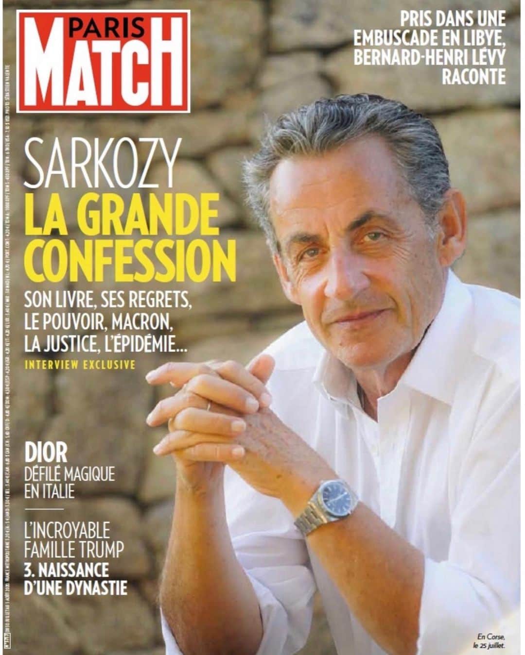 のインスタグラム：「Retrouvez mon grand entretien dans @parismatch_magazine cette semaine」