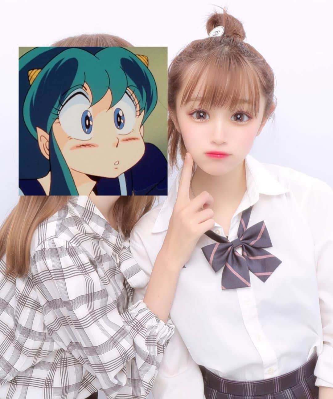 平野夢来（ゆぴぴ）のインスタグラム：「学校行ってお友達と2人で︎☺︎ 最近毎日充実してます!!! ・ ・ ・ 明日は大切なお仕事なので今日はおうち帰ってゆっくりパソコンポチポチします〜 #FuRyu #かおらぼしか勝たん #ぷりんと倶楽部 #JK」