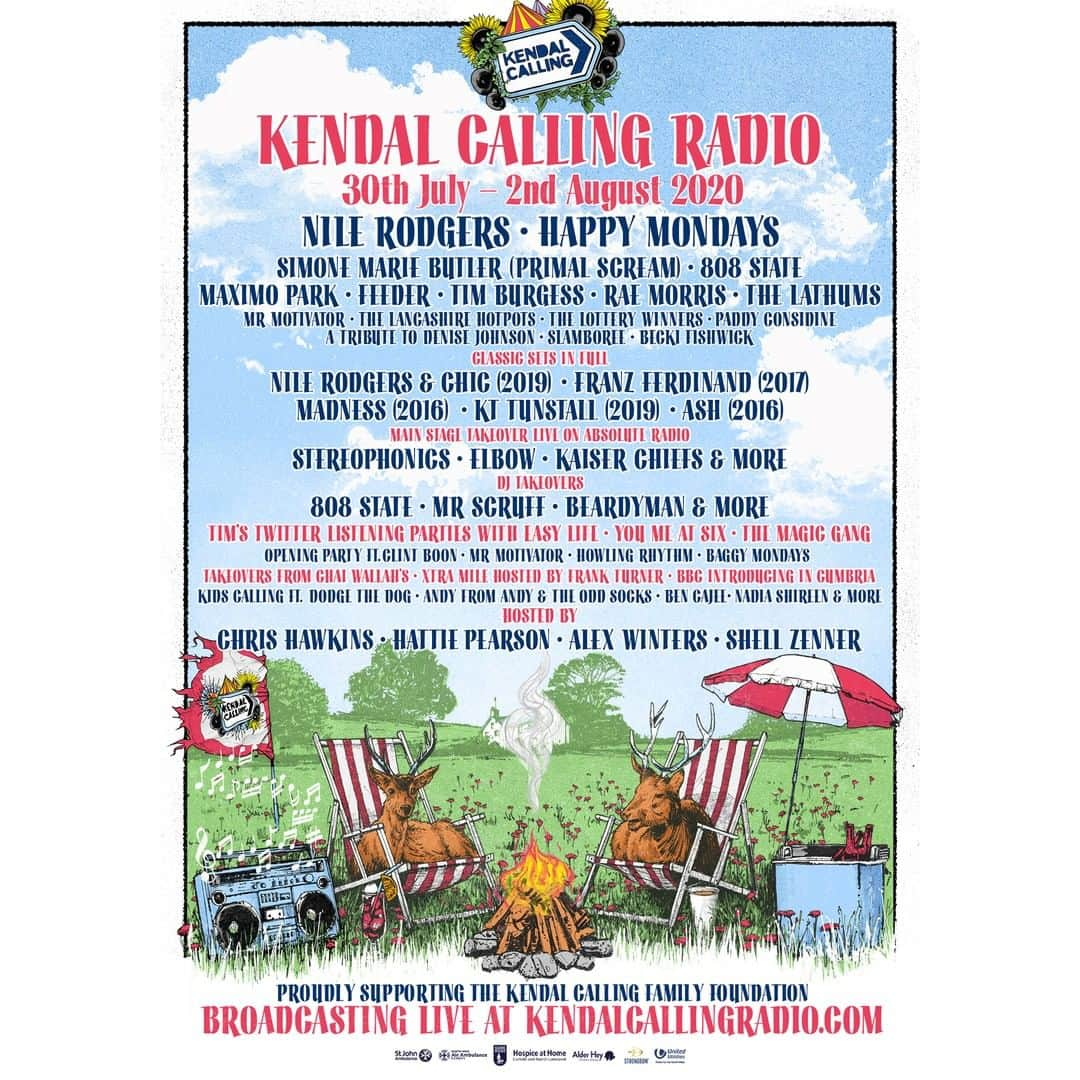 ナイル・ロジャースさんのインスタグラム写真 - (ナイル・ロジャースInstagram)「Delighted to announce #NileRodgersAndCHIC will be part of @KendalCalling Radio this weekend!  Check out an exclusive interview with @HattiePearson between 3-6pm UK time on Friday, followed by the full #NileRodgers & #CHIC set from Kendal Calling 2019 at 8:30pm Friday.  Head to kendalcallingradio.com to find out more!」7月30日 17時00分 - nilerodgers