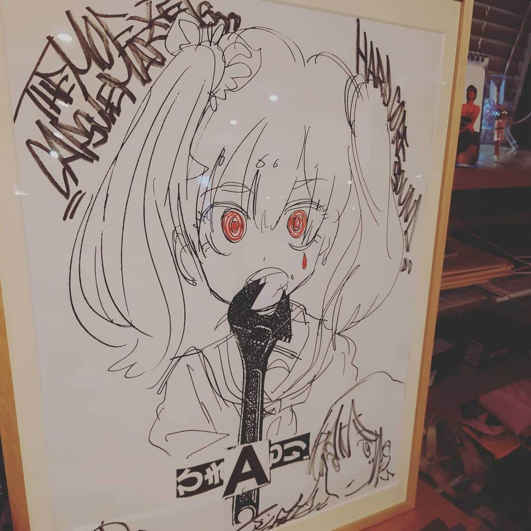 鈴木おさむさんのインスタグラム写真 - (鈴木おさむInstagram)「じゅん　いながわ。この絵が仕事部屋の仲間になりました！」7月30日 17時37分 - osamuchan_suzuki