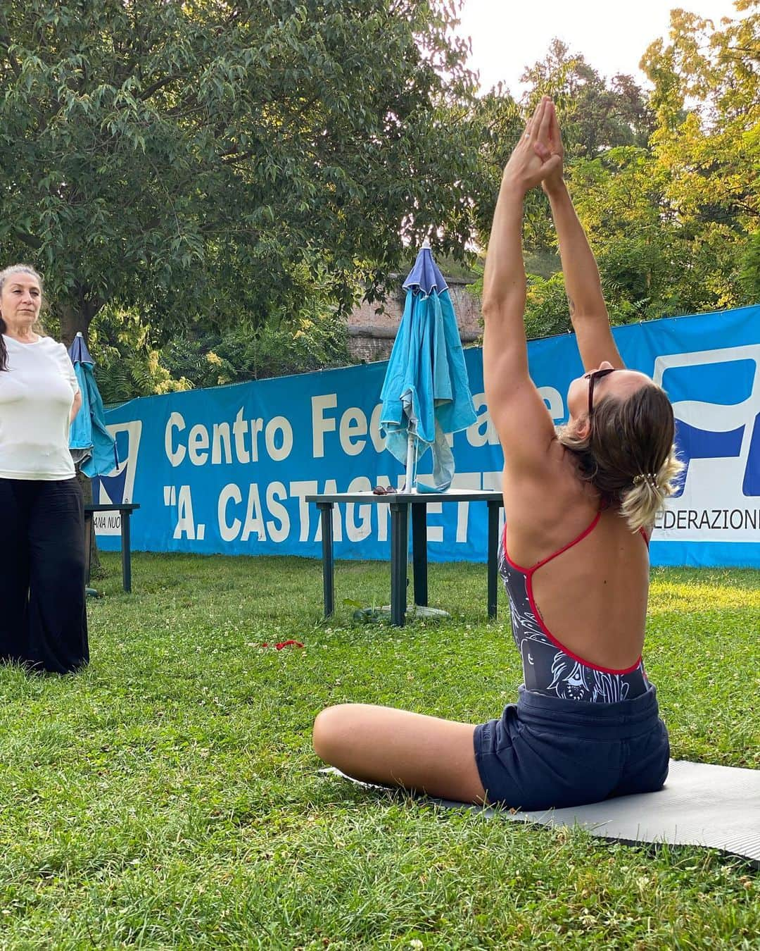 フェデリカ・ペレグリニさんのインスタグラム写真 - (フェデリカ・ペレグリニInstagram)「new approach 🧘🏼‍♀️ #integralyoga」7月30日 17時46分 - kikkafede88