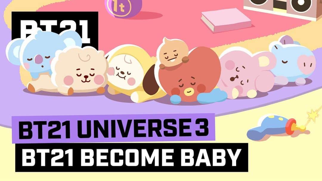 BT21 Stars of tomorrow, UNIVERSTAR!さんのインスタグラム写真 - (BT21 Stars of tomorrow, UNIVERSTAR!Instagram)「Baby-sitting duties happily accepted. 💕 ⠀ Check out the abrupt transformation of BT21 and the confused BT21 BABY. 🥺 ⠀ NOW @ BT21 YouTube 👉 Link in bio ⠀ #BT21_UNIVERSE #ANIMATION #Season3 #EP08 #BT21 #becomeBABY #uwu #cute #BT21BABY」7月30日 18時00分 - bt21_official