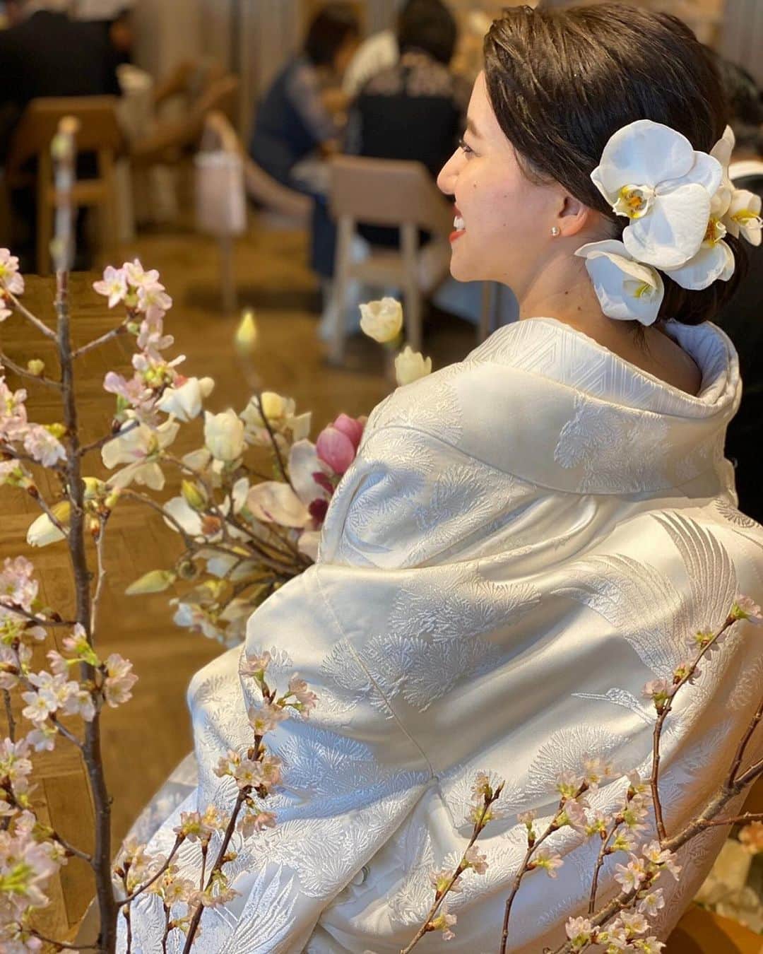 Arch Days Weddingsさんのインスタグラム写真 Arch Days Weddingsinstagram Classical Magnolia Trunk Hotel で行われた クラシカルな和装ウェディング テーマカラーはピンク ホワイト ベージュ マグノリアや桜 胡蝶蘭を散りばめて 気品