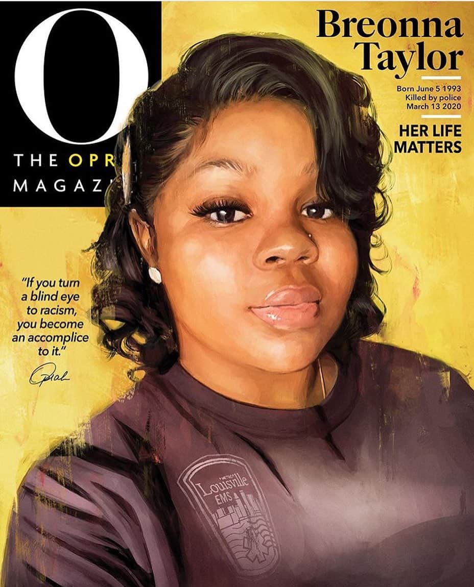ダナイ・ガルシアさんのインスタグラム写真 - (ダナイ・ガルシアInstagram)「If you turn a blind eye on racism, you become an accomplice to it.  Thank you so much  @oprah for making #breannataylor the cover of O magazine. 👊🏻🔥 #justiceforbreannataylor #community #together #wechange #love #light #changingfilters #sayhername #blacklivesmatter  Never forget the magic 👑」7月30日 21時49分 - danaygarcia1