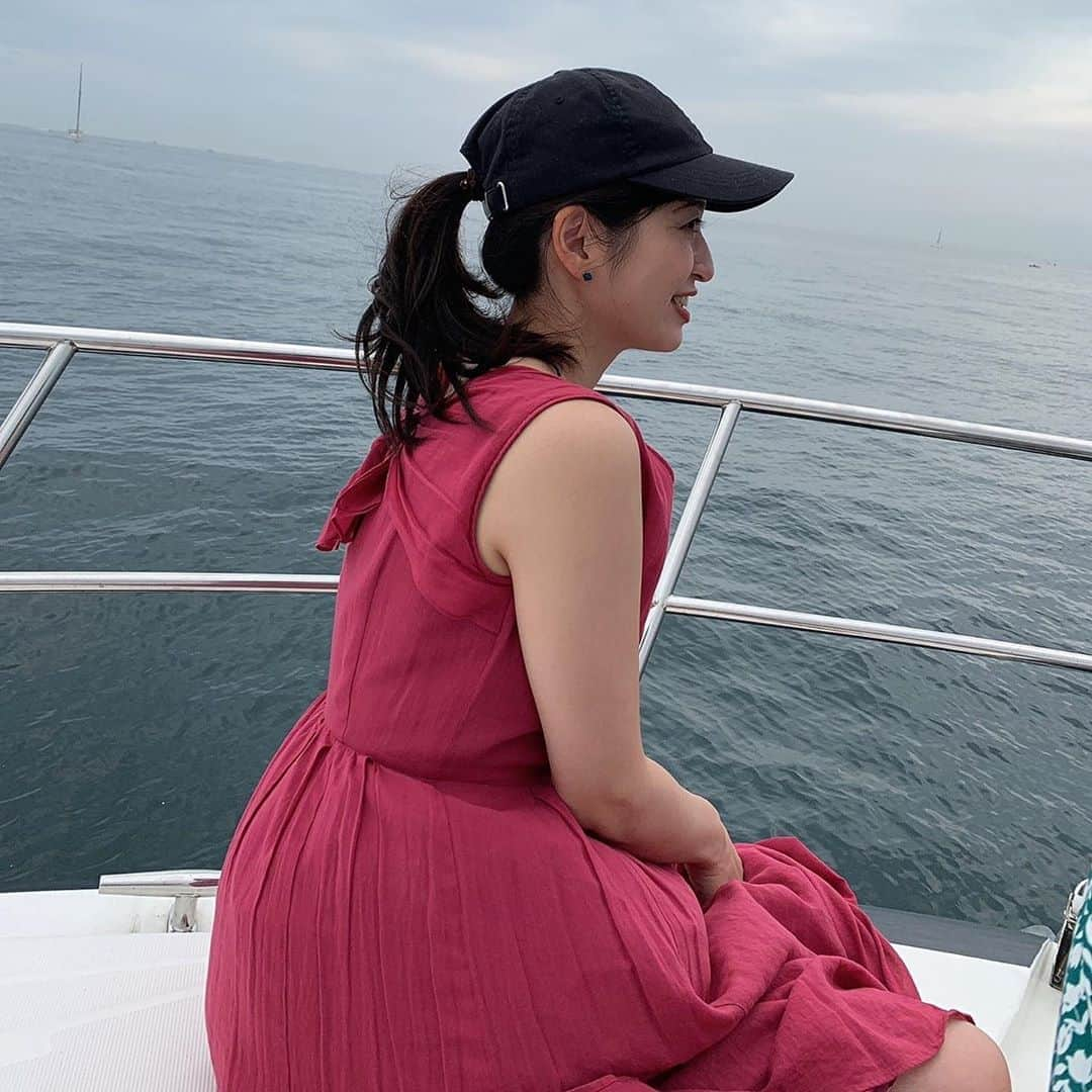 今井安紀さんのインスタグラム写真 - (今井安紀Instagram)「Enjoy summer and make a lot of memories 🌊 夏の思い出早速作ってます。 (taken by iPhone)  #ocean #cruising #bikini #bikinigirl #summer #enjoysummer  #海 #浮力がない #沈みそう #クルージング」7月30日 21時58分 - i_am_akinyan0826