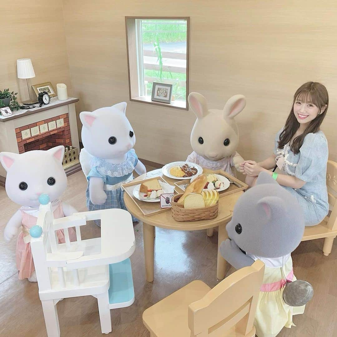 坂本夏海さんのインスタグラム写真 - (坂本夏海Instagram)「ジワる🐰🐱﻿「 #丁寧な暮らし 」 ﻿ ﻿ #過去pic #ハーベストの丘 #シルバニアファミリーパーク #シルバニアファミリー #シルバニアパーク  #sylvanianfamilies #sylvanianfamily #osaka  #丁寧な暮らし」7月30日 22時55分 - _nami_sakamoto