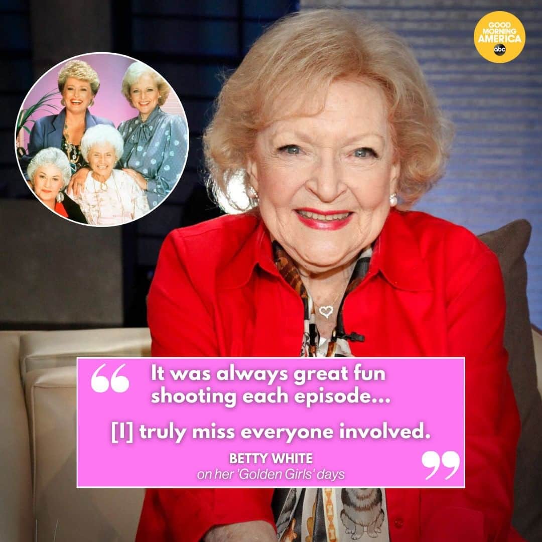 Good Morning Americaさんのインスタグラム写真 - (Good Morning AmericaInstagram)「HAPPY "GOLDEN GIRLS" DAY! ❤️ Betty White reflects on her experience making the iconic series. Link in bio to read! (P.S. — 🎶Thank you for being a friend 🎶) #TBT #GoldenGirls」7月30日 23時00分 - goodmorningamerica
