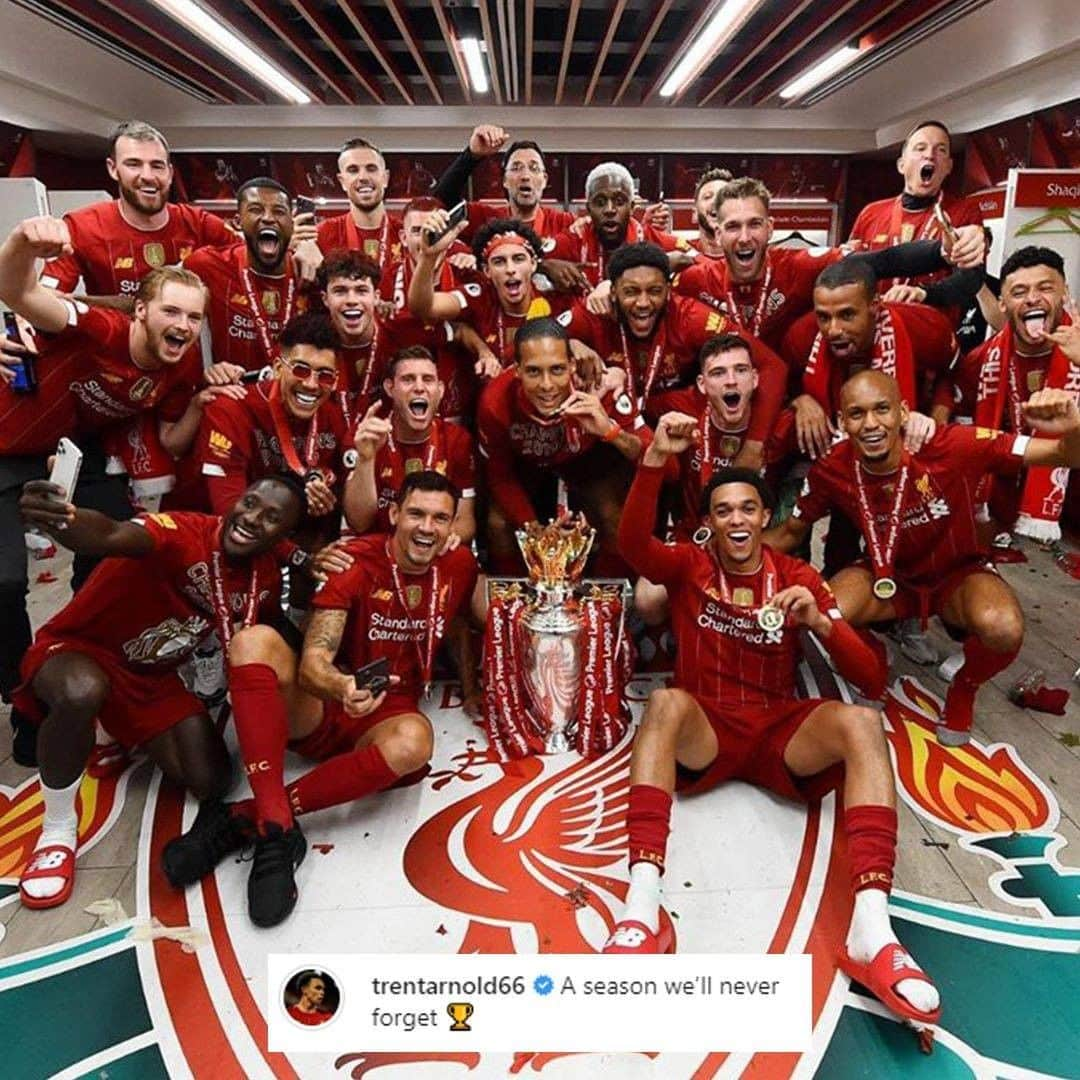 リヴァプールFCさんのインスタグラム写真 - (リヴァプールFCInstagram)「We'll 𝗡𝗘𝗩𝗘𝗥 forget 🏆🥰😁 #LFCchampions #LFC #LiverpoolFC #Liverpool」7月30日 23時03分 - liverpoolfc