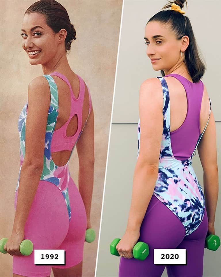 Nordstromさんのインスタグラム写真 - (NordstromInstagram)「Feel-Good Fits: Let's get physical! For this week's #TBT, Morgan recreates a spandex-centric look straight out of a '90s workout video (and one of our catalogs). Want to add some flashy fitness gear to your wardrobe? Click the link in bio for our free styling services, available in-person or online. #stayNspired」7月30日 23時10分 - nordstrom