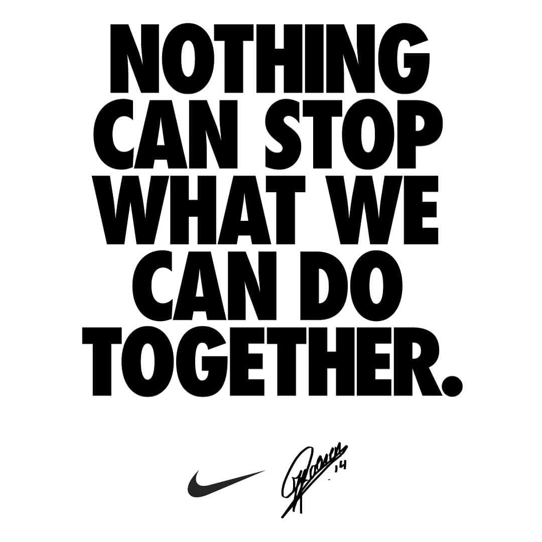 ジャッキー・グローネンのインスタグラム：「#YouCan’tStopUs #TeamNike」