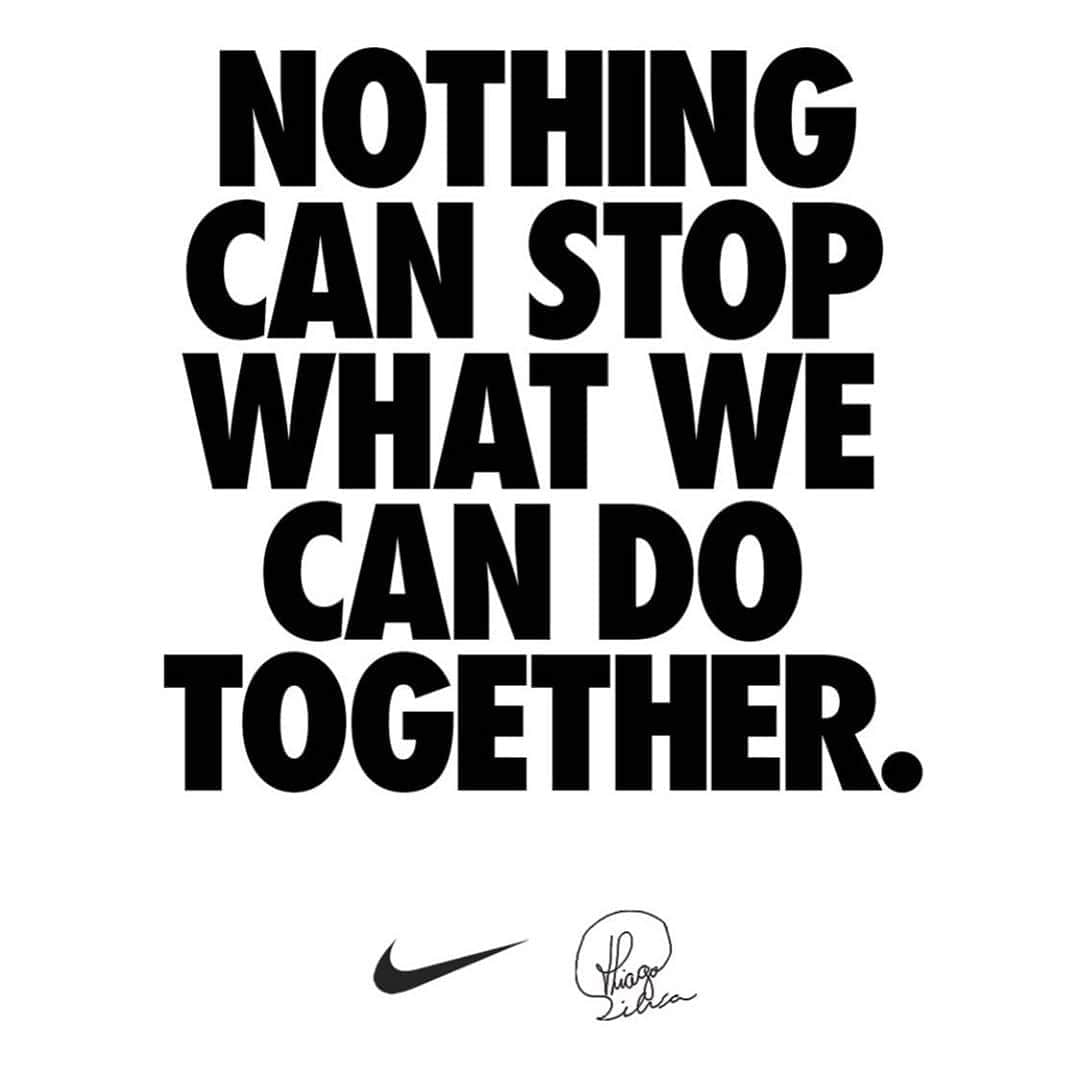 チアゴ・シルヴァのインスタグラム：「Nada pode parar o que nós podemos fazer juntos. #YouCantStopUs #TeamNike @nike」