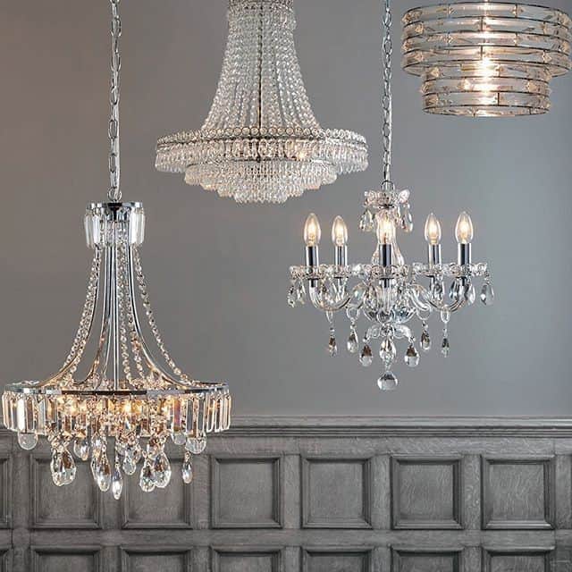 のインスタグラム：「Chandelier or pendant? Contemporary or classic? What is your favourite style of lighting? Shop all ceiling lights now 60% off in-store only.」
