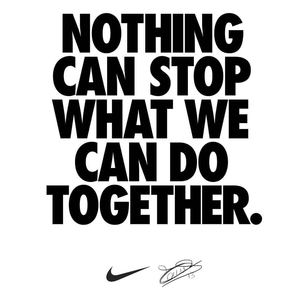 ティボ・クルトゥワのインスタグラム：「You Can’t Stop Sport. Because You Can’t Stop Us. #YouCantStopUs #TeamNike @nike」