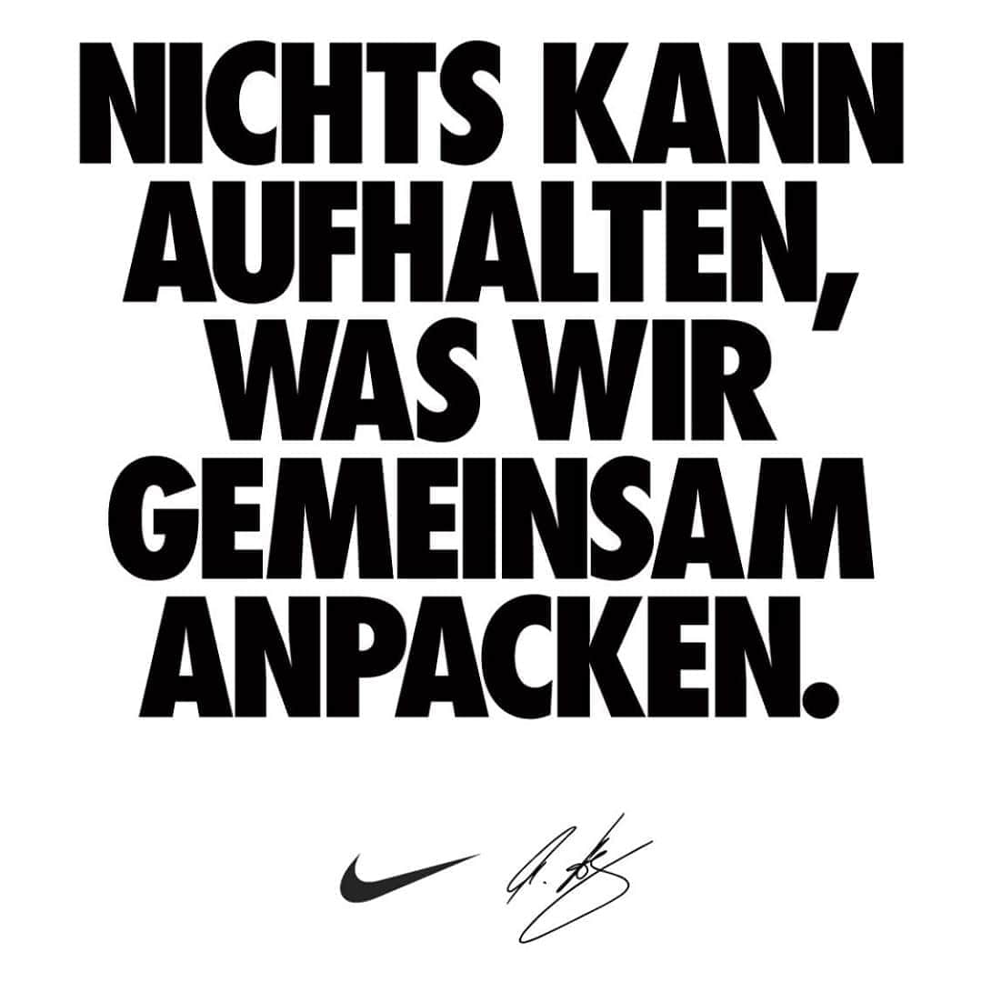 マルコ・ヘーガーのインスタグラム：「You Can‘t Stop Sport. Because You Can‘t Stop Us. #YouCantStopUs #TeamNike @nike」