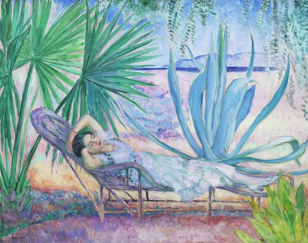 サザビーズさんのインスタグラム写真 - (サザビーズInstagram)「Summer slumber: In this colourful painting by Henri Lebasque, a woman escapes the heat of the sun in the shadows of some pines in an idyllic Saint-Tropez setting. A good friend of Henri Matisse, with whom he founded the Salon d’Automne, Lebasque was known as the “painter of joy and light” – a description encapsulated by ‘Saint-Tropez, le hamac sous les pins’. Painted around 1923, this intimate work – in which the viewer captures the artist’s model off guard, the moment she’s falling asleep – is currently available for Private Sale. Click the link in bio for more details.  #SothebysPrivateSales #SothebysImpMod #HenriLebasque」7月31日 1時00分 - sothebys