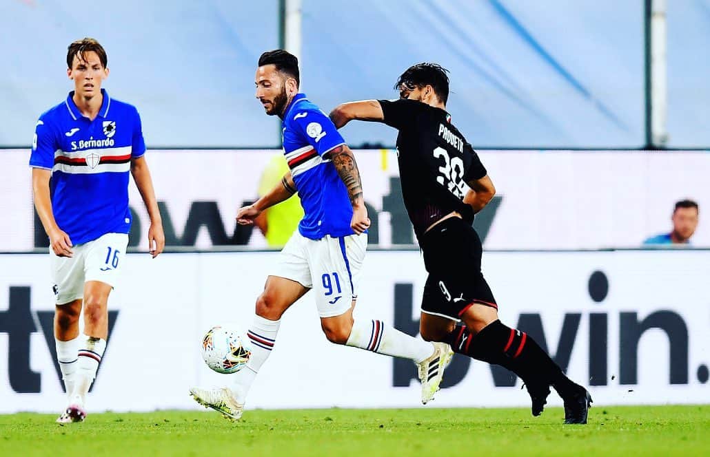 アンドレア・ベルトラッチのインスタグラム：「📸 #SampMilan #AB91」