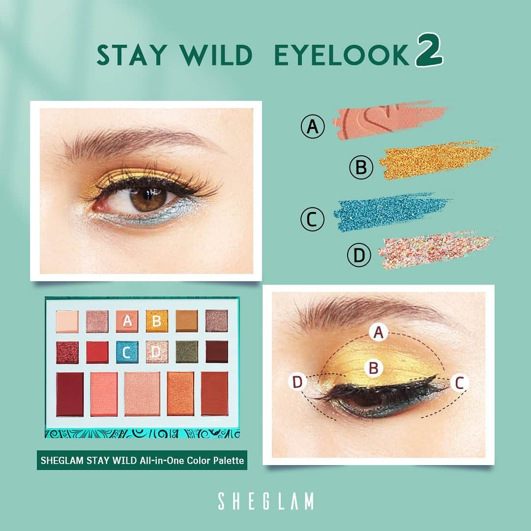 SHEINさんのインスタグラム写真 - (SHEINInstagram)「Have you heard? SHEGLAM Stay Wild Collection is online now! 🌿💋  Give in to your wild side with dazzling, earthy tones 🌈 and rich textures!  We've curated 6 fab eyelooks for you to try out! ✨  Comment below your favorite and you could win a surprise!   How to Enter:⁠ 1. Follow @sheglam_official⁠ & @sheinofficial 2. Comment your favorite look 3. Tag 2 friends  🛍️ Prizes: 20 WINNERS will each get $50 in SHEIN giftcards!⁠  🌟 Winner will be announced 8/12 on @sheinofficial's story!⁠  *@sheinofficial reserves the right to final interpretation.」7月31日 1時57分 - sheinofficial