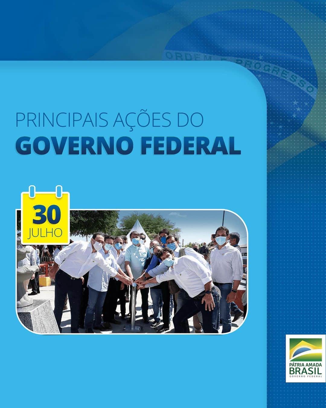 ジルマ・ルセフさんのインスタグラム写真 - (ジルマ・ルセフInstagram)「#SEGURANÇAHÍDRICA: Presidente Bolsonaro aciona Sistema de Abastecimento de Água em Campo Alegre de Lourdes (BA). Investimento do Governo Federal foi de R$ 90 milhões e 40 mil moradores serão beneficiados. 🚰🇧🇷💧 https://bit.ly/3fkPEFO    #INFRAESTRUTURA: TCU autoriza a renovação antecipada dos contratos de concessão da Estrada de Ferro Vitória a Minas e da Estrada de Ferro Carajás. Os novos contratos preveem investimentos de R$ 21 BI, além do uso do mecanismo de investimento cruzado. 🛤️ https://bit.ly/2Xb0eIV  #DOU: Governo Federal divulga lista de municípios habilitados a receber recursos referentes ao Bloco de Custeio das Ações e dos Serviços Públicos de Saúde – Grupo Coronavírus. 💰🇧🇷 https://bit.ly/30aTjkU  #MEIOAMBIENTE: MMA quadruplica pagamento de indenização para regularização de Unidades de Conservação. Pagamento é feito a proprietários de terras localizadas em áreas de conservação federal. https://bit.ly/2Xb2WhT  #DOU: Prorrogada, por 30 dias, as restrições à entrada de estrangeiros no Brasil, de qualquer nacionalidade, “por rodovias, por outros meios terrestres ou por transporte aquaviário.” https://bit.ly/2XeF2lA  #AUXÍLIOEMERGENCIAL: 717 agências da Caixa vão abrir neste sábado (1º), das 8h às 12h. Os nascidos em fevereiro e março já podem realizar o saque em espécie do benefício, conforme calendário de saque. 🏦💰🇧🇷 https://bit.ly/2DoDvly  #INSS: Portaria adia para 24 de agosto o retorno do atendimento presencial nas Agências da Previdência Social. O atendimento exclusivo por meio de canais remotos fica prorrogado até o dia 21 de agosto. ⚠️ https://bit.ly/2PalxGc  #NINGUÉMFICAPRATRÁS: Mais de dez milhões de pessoas do meio rural já receberam o Auxílio Emergencial do Governo Federal. Número representa cerca de 15,6% dos mais de 65 milhões de brasileiros diretamente beneficiados pelo programa. 👨🌾🇧🇷 https://bit.ly/3hTP5Ee  #DEFESA: Forças Armadas reforçam monitoramento de navegação na região Amazônica. Cidades dos estados do Amazonas, Roraima, Rondônia e Acre estão sendo inspecionadas. https://bit.ly/2BO50Vy」7月31日 2時34分 - presidenciadobrasil