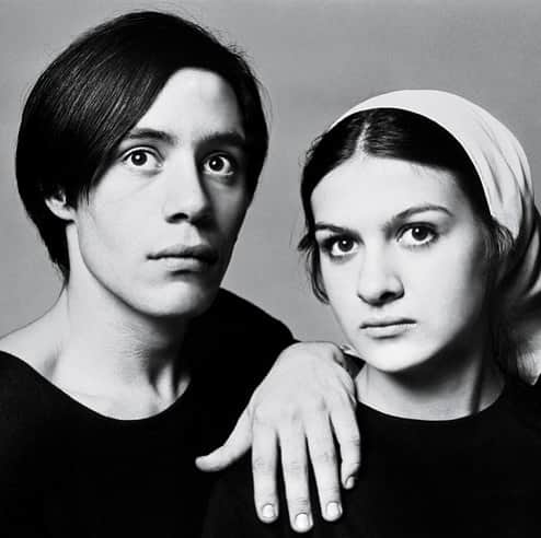 デレク ラムのインスタグラム：「Paloma, derived from Latin, “Palumbus” means the Dove, a symbol of Peace. Claude and Paloma Picasso @avedonfoundation」