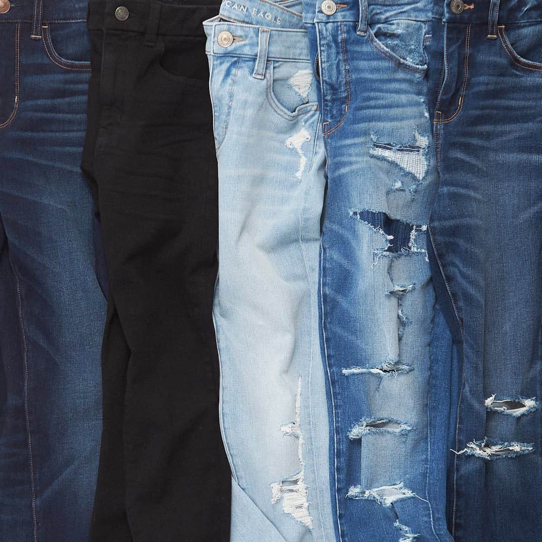 American Eagleさんのインスタグラム写真 - (American EagleInstagram)「Meet our new Dream Jeans! They have the stretch and comfort that you have to FEEL to believe ☁️ What wash are you getting?」7月31日 3時41分 - americaneagle