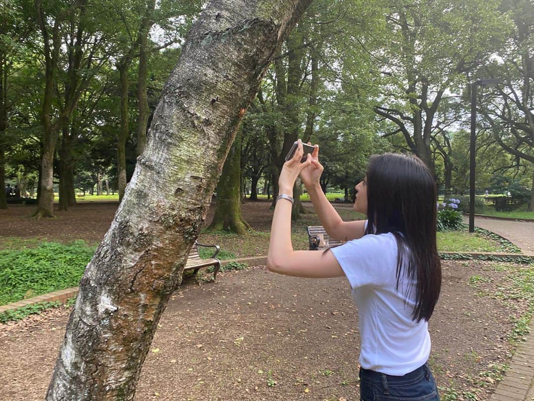 飯窪春菜さんのインスタグラム写真 - (飯窪春菜Instagram)「🚶🏻‍♀️👟🌱 ・ ・ 先日、和田彩花ちゃんとお出かけしました💓 昼間はピクニック、夜はお買い物とご飯も🍚 ・ 公園でセミの抜け殻を見つけました🌱 ・ 彩ちゃんが「自粛前最後に会ったのがはるなんで、自粛明け最初に会ったのもはるなん！」ってすごく可愛いことを言っていて愛が溢れました☺️笑 ・ もうすぐ彩ちゃん誕生日だ〜🎂 ・ ・ ・ #お散歩  #picnic  @ayaka.wada.official  #あやちょ  #はるなの毎日  #飯窪ってる」7月31日 15時24分 - harunaiikubo_official