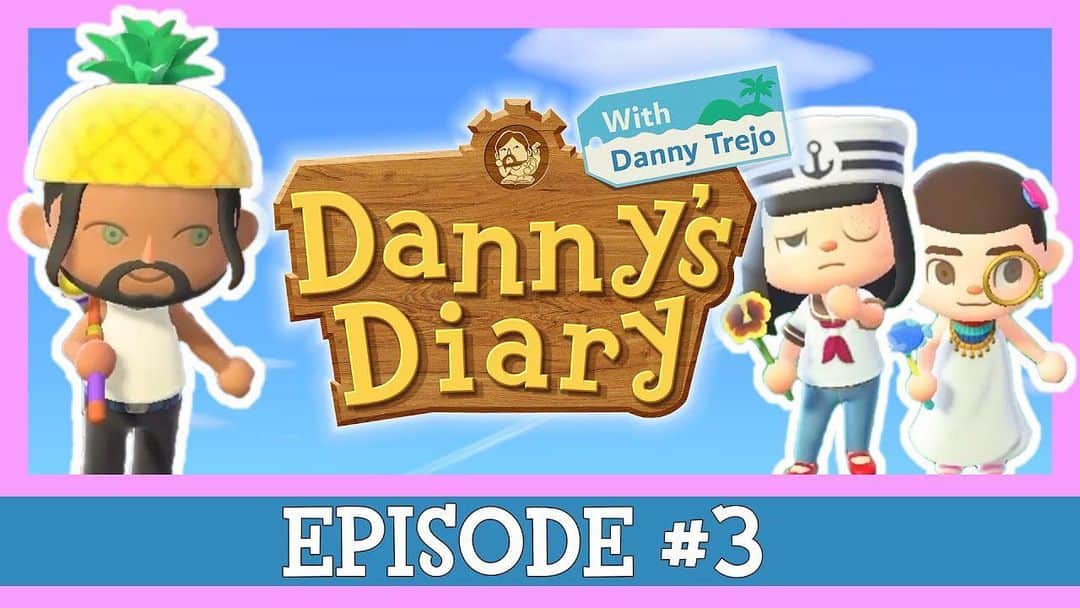ダニー・トレホさんのインスタグラム写真 - (ダニー・トレホInstagram)「All New Danny's Diary with Danny Trejo is now live! I join Adam and @gwhitta along with @shannonwoodward to show off my latest Animal Crossing Island Improvements! Watch it at my *Link in Bio* . . . #animaltalking #animalcrossing #videogames #gaming #machete #dannytrejo #nintendo」7月31日 8時27分 - officialdannytrejo