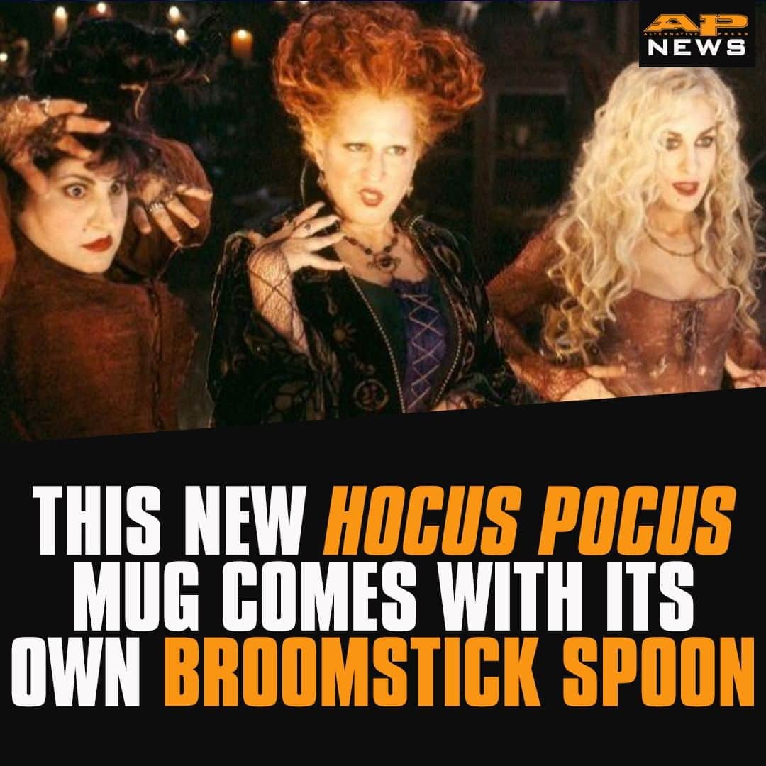 Alternative Pressさんのインスタグラム写真 - (Alternative PressInstagram)「@Disney is expanding its ‘Hocus Pocus’ Halloween collection with a new mug that comes with its own broomstick spoon 🎃⁠ LINK IN BIO⁠ .⁠ .⁠ .⁠ #hocuspocus #hocuspocuscollection #disney #disneyhocuspocuscollection #disneyhocuspocushalloweencollection #hocuspocushalloweencollection #hocuspocusmug #halloween #halloween2020 #alternativepress #altpress」7月31日 8時30分 - altpress