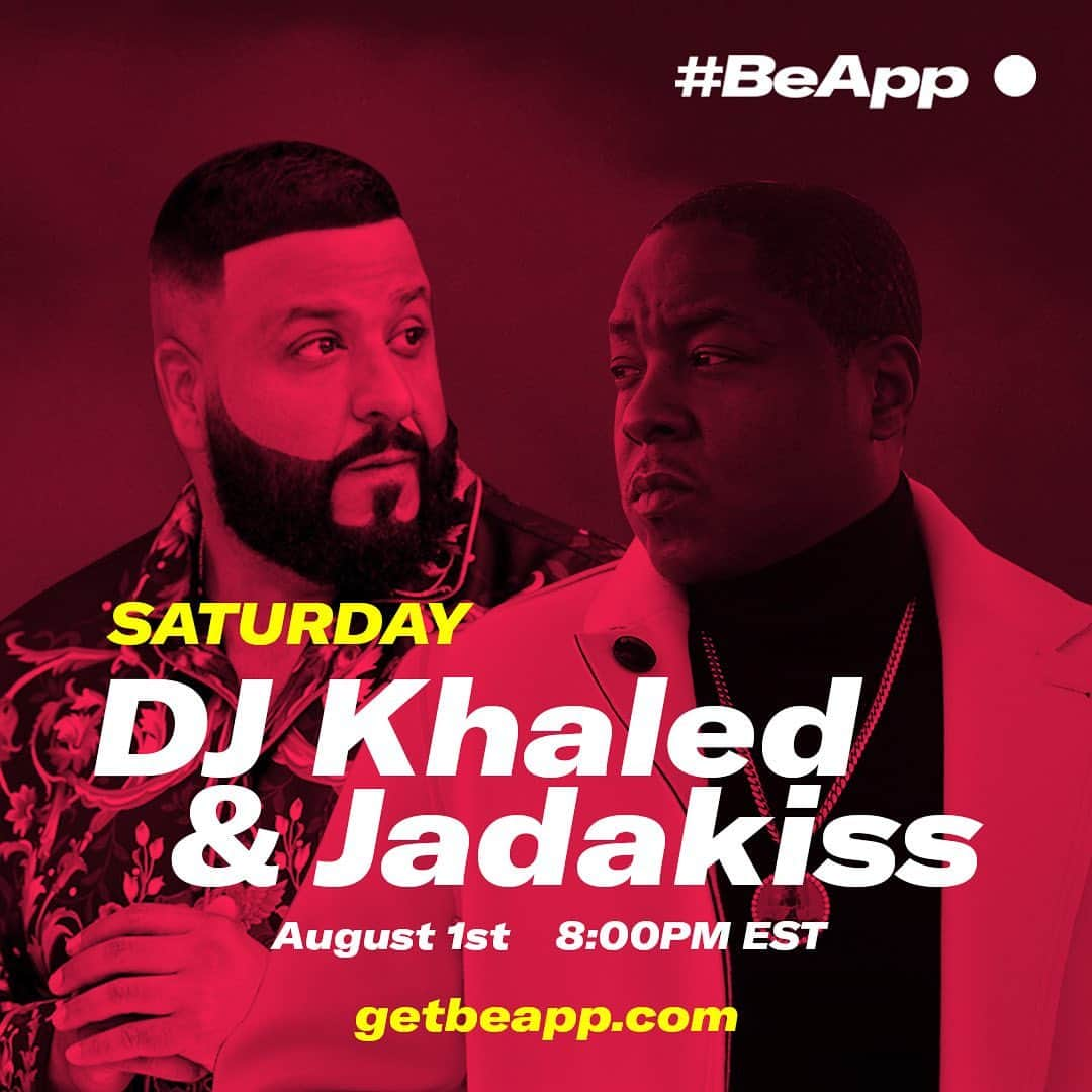 DJキャレドさんのインスタグラム写真 - (DJキャレドInstagram)「#FANLUV! Me and @jadakiss on  @beapplive this Saturday! Don’t miss out! 🔑」7月31日 9時16分 - djkhaled