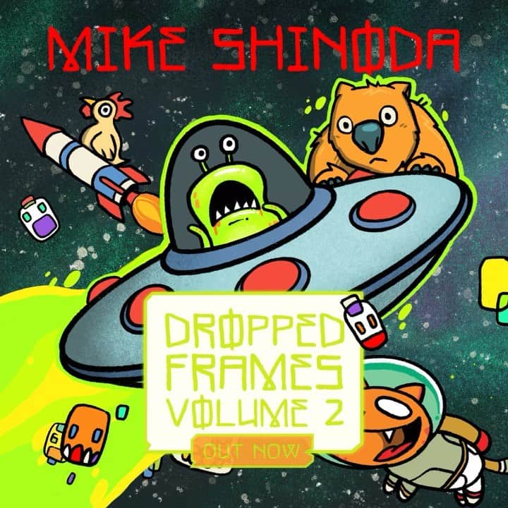 マイク・シノダのインスタグラム：「Dropped Frames Vol 2 out now!    Stream / Download: 🔗 in bio」