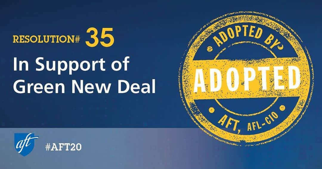 ジェーン・フォンダさんのインスタグラム写真 - (ジェーン・フォンダInstagram)「American Federation of Teachers overwhelmingly passed the Green New Deal Resolution!!! @aftunion #greennewdeal」7月31日 13時03分 - janefonda