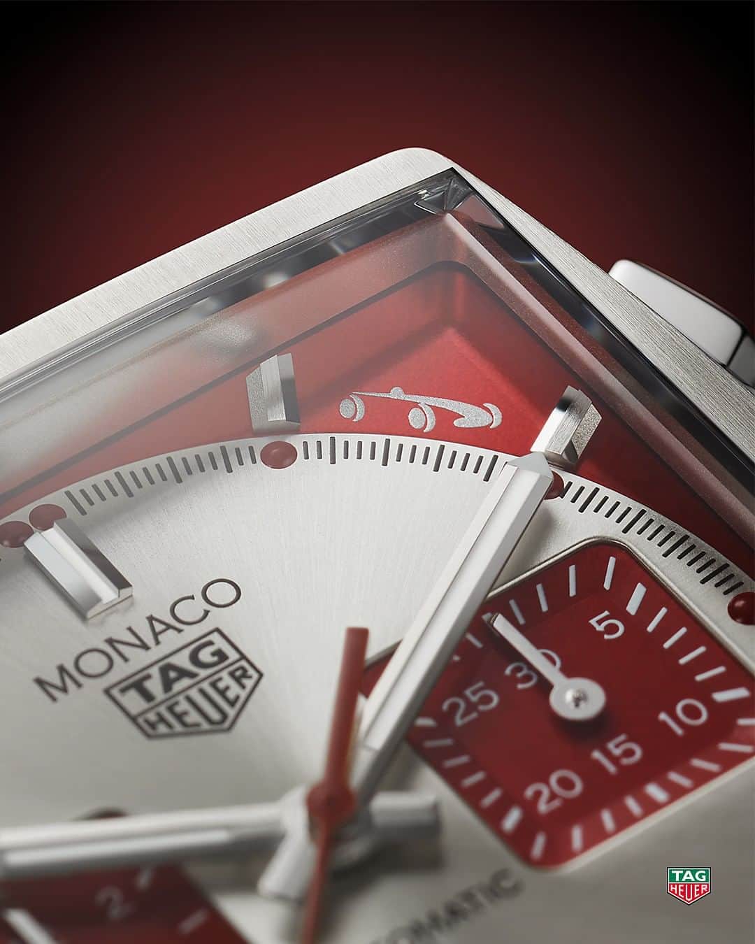 タグ・ホイヤーさんのインスタグラム写真 - (タグ・ホイヤーInstagram)「Ignite some sparks.   The fiery-red, sunburst dial on the new #TAGHeuerMonaco Grand Prix de Monaco Historique Limited Edition is ready to pave the way.   Discover more at the link in our bio」8月1日 0時00分 - tagheuer