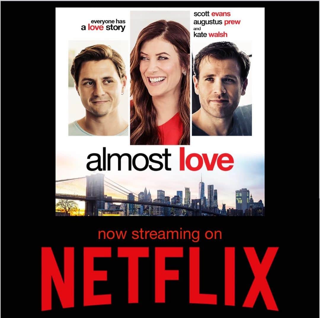 マイケル・ドイルのインスタグラム：「Been sitting on this news for awhile. Happy to announce that we were acquired by Netflix. Streaming starts this Sunday! Some fun and love this weekend. @almostlovemovie」