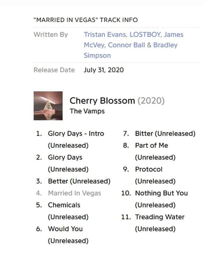コナー・ボールのインスタグラム：「GUYS!!! THERE ARE 11 TRACKS IN THE ALBUM I AM SHAKING 🌸 I feel like I am a spoiled child💕 @thevamps #cherryblossom  #thevamps」