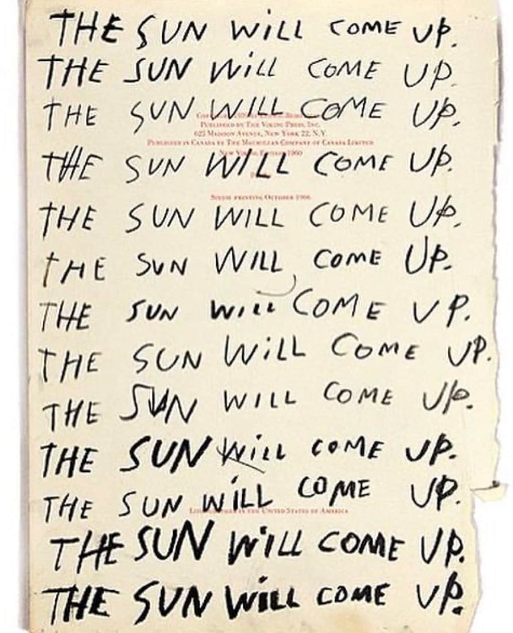 エステルデヴェのインスタグラム：「“The Sun Will Come Up” by Abel Macias, via @matteau」