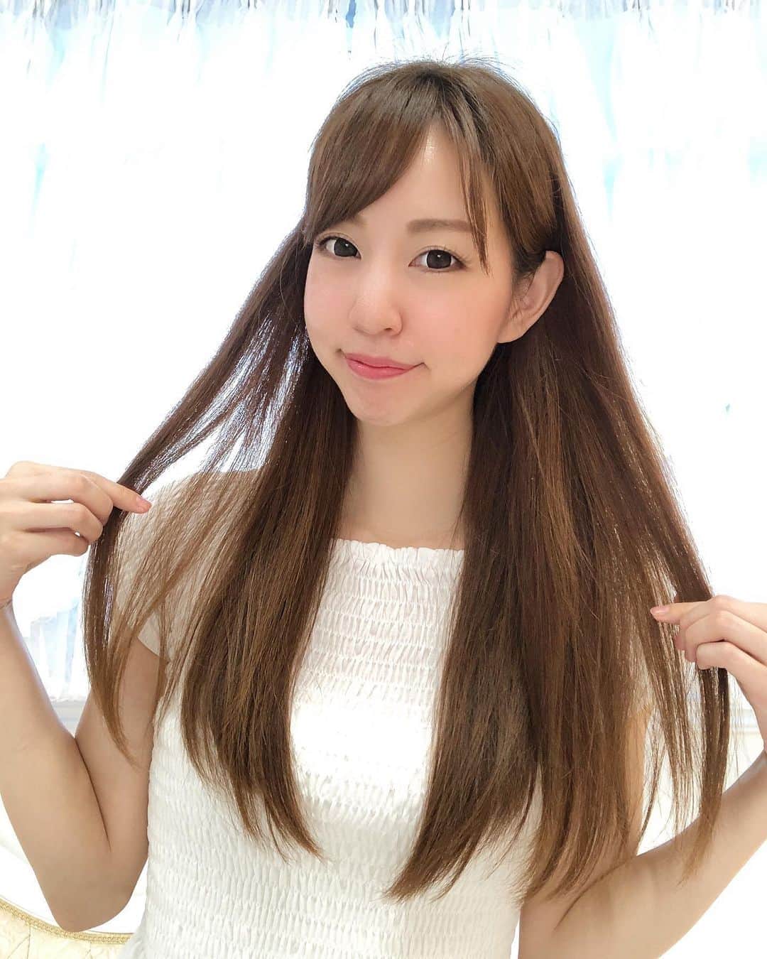 浅井マリカさんのインスタグラム写真 - (浅井マリカInstagram)「このくらいの髪の毛の長さ、自分的にベスト〜☺️💕 いつもより髪色も明るめ✨」7月31日 17時29分 - marika.asai