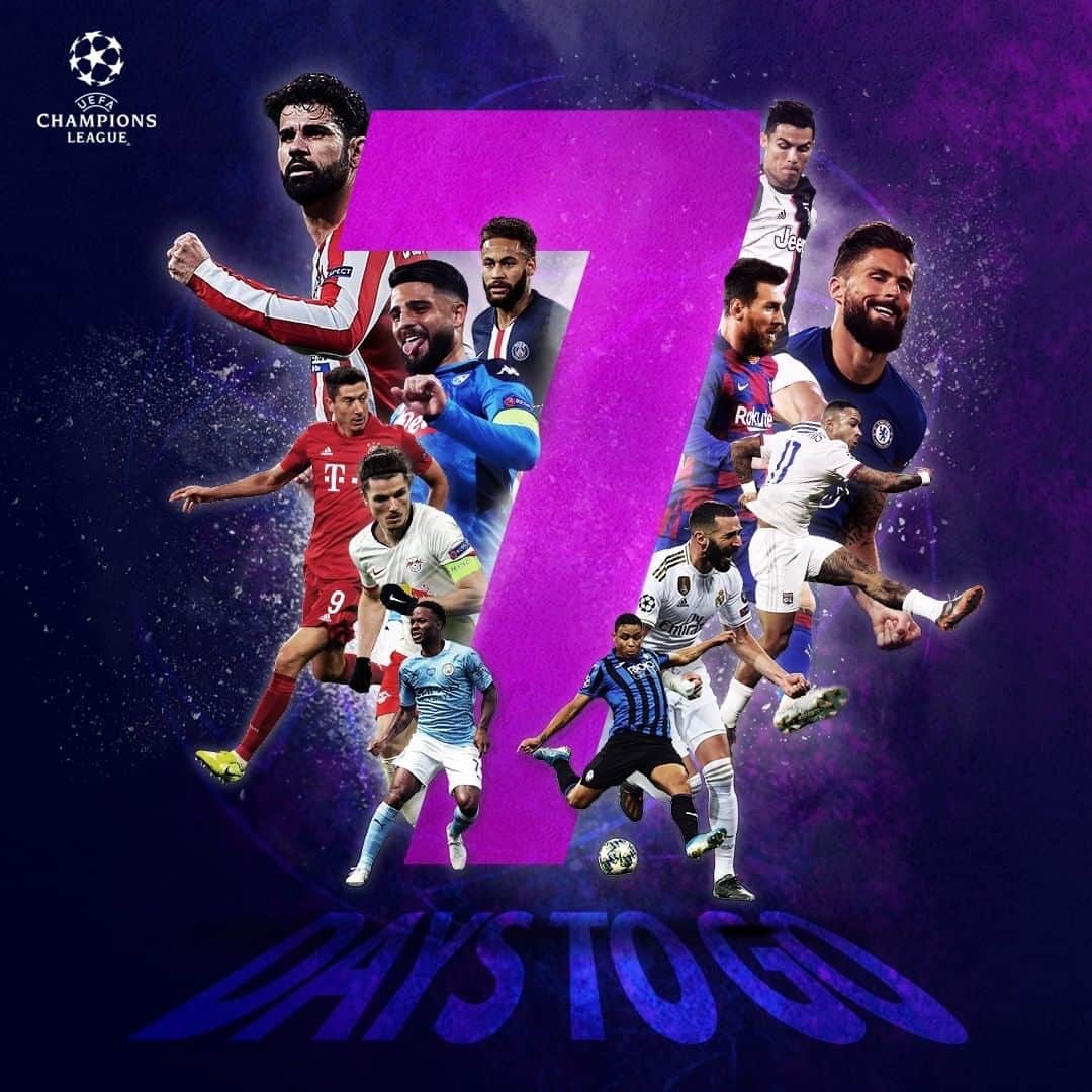 UEFAチャンピオンズリーグさんのインスタグラム写真 - (UEFAチャンピオンズリーグInstagram)「🖐✌️ 7️⃣ days to go! 🙌 So much quality... but which team has the best attack in the #UCL? 🧐👇」7月31日 18時28分 - championsleague