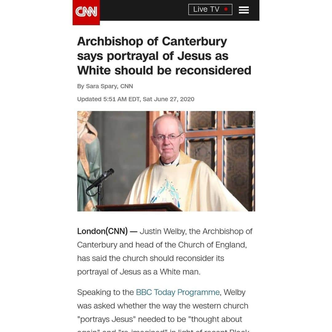 Fuse ODGさんのインスタグラム写真 - (Fuse ODGInstagram)「Straight from the 🐴 Mouth @JustinWelby  I appreciate the honesty here. No one is perfect in life but we can all show remorse by one's wrongdoing by walking in the spirit of truth. 🙏🏿  For everyone that has come at me this week. Where was that energy when this man said the exact same thing?  Both @JustinWelby and I can see the harm that the white Jesus has caused to humanity.   However we sit on opposite sides of the fence.   His people have benefited and been enriched by the image till this day.  My People have been murdered and violated by the image till this day.  So it's no wonder our approach is VERY different.   His is to "reconsider WHITE Jesus"   Mine is to 🔥🔥🔥🔥  It's time to take ACTION ✊🏿  For the real ones Only....  Tomorrow is Emancipation Day! Marking the Emancipation Act of 1st August 1834. This is why I've been on this mission to enlighten my people and emancipate our minds from mental slavery.  We need to come together on this issue Spiritually & Mentally. Tomorrow I will post a new video of the white image of Jesus burning with a brand new track called "Libation".   The song is a prayer and a meditation on freedom that came to me directly from the Most High two weeks before the death of George Floyd. It has given me strength during these difficult times and I hope it can do the same for you!   All you need to do is repost the video on your stories. Add your countries Flag so we can stand in solidarity Globally and @ the following:   @justinwelby @thechurchofengland @franciscus   Let's use this as an opportunity to open up debate and create real change.   Let me see a 🔥 for the truth Gang 🤙🏿  Love Always!! Raa raa raah ❤🙏🏿  Fuse ODG」7月31日 19時34分 - fuseodg