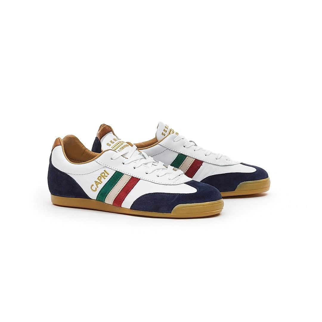 のインスタグラム：「Flat Capri LTD is not just a shoe, it's a feeling!⁠ Tap on photo. ⁠ #WeAreSerafini #SerafiniShoes⁠ .⁠ .⁠ .⁠ .⁠ #iconic #shoes #brand #icon #madeinitaly #italianstyle #italianshoes #italiandesign #stileitaliano #designitaliano #scarpeitaliane #sneakers #shoes #fashion #sneaker #sneakersaddict #style #sneakerheads #streetwear #ootd #igsneakercommunity  #sneakerporn #sneakerholics #sneakerfreaker #footwear #shoesaddict #menstyle #topquality」