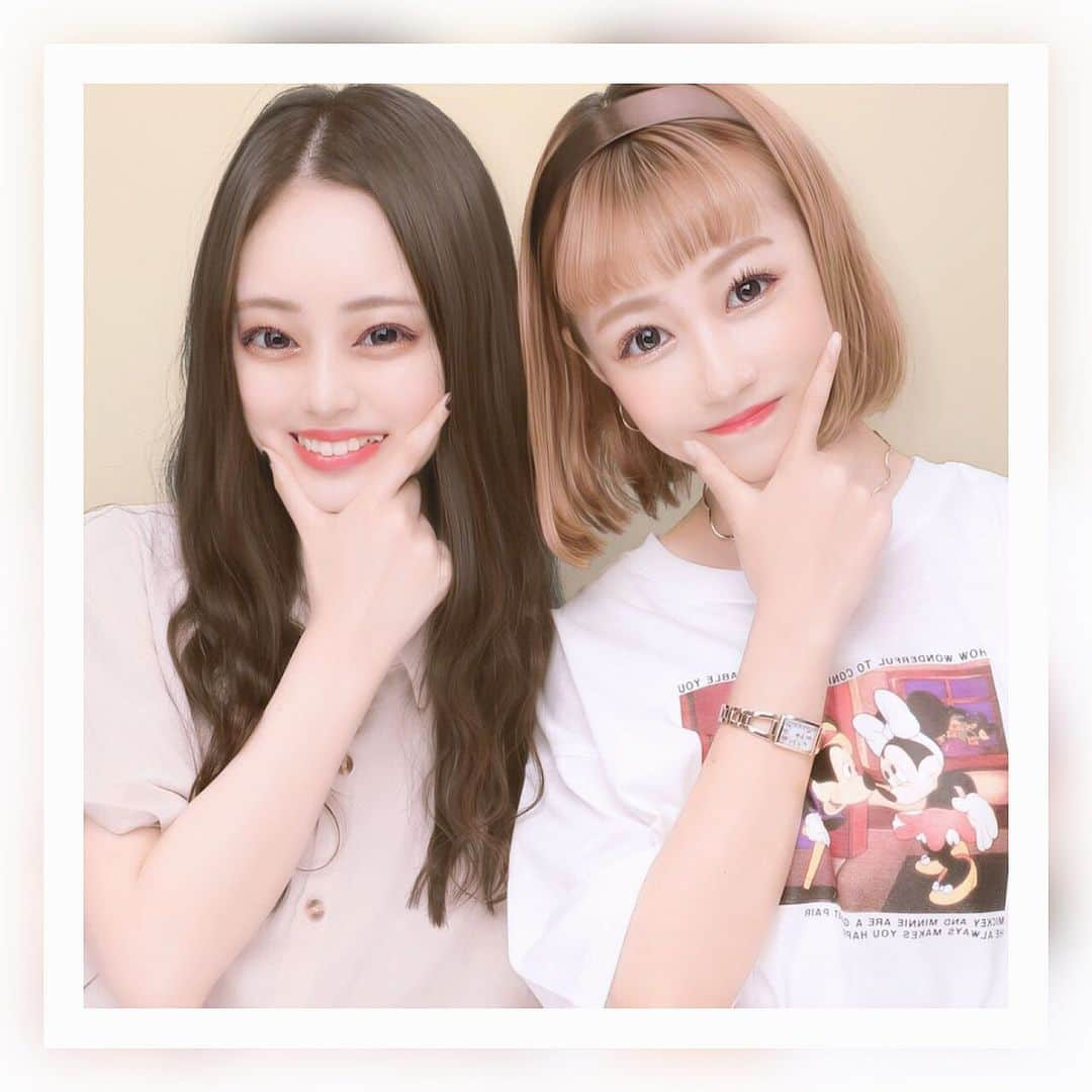 稲葉るりさんのインスタグラム写真 - (稲葉るりInstagram)「お久しぶりでした❤︎  ・ ・ ・ ・ ・ ・ ・ ・ ・ ・  #稲葉るり #原藍梨 #プラチナムプロダクション #シブサン #恋ステ #いいね #プリクラ #ぷりんと倶楽部  #ヘアメイク」7月31日 20時25分 - make_up_yuka