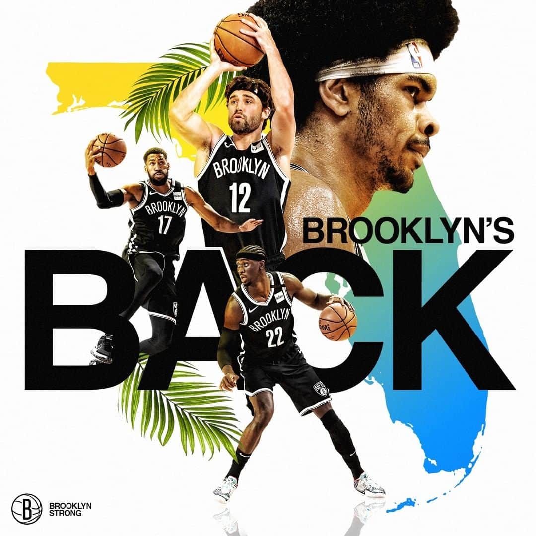 Brooklyn Netsさんのインスタグラム写真 - (Brooklyn NetsInstagram)「It's been four months and three weeks. The 2019-2020 Brooklyn Nets are BACK. #BrooklynStrong」7月31日 21時58分 - brooklynnets