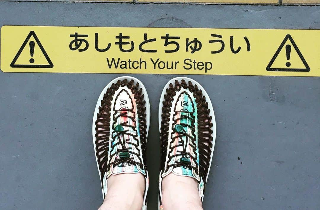 砂川一黄のインスタグラム：「最近のお気に入り #keen #keenjapan #footwear #KEENJAPAN」