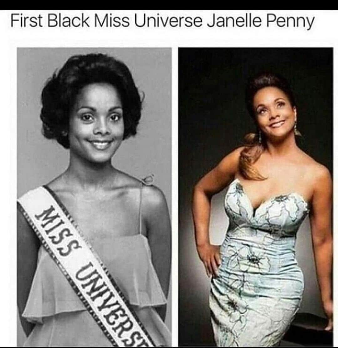 エヴァ・マルセルさんのインスタグラム写真 - (エヴァ・マルセルInstagram)「#JanellePenny First black Miss Universe 🌻」7月31日 22時34分 - evamarcille