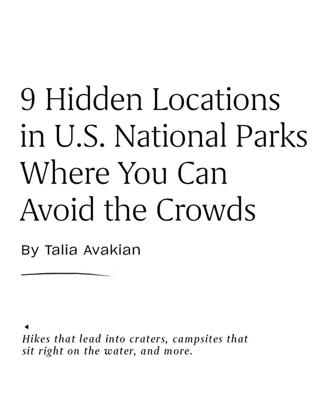 Travel + Leisureさんのインスタグラム写真 - (Travel + LeisureInstagram)「Enjoying the splendor of some of America’s most breathtaking national parks can be tough when you’re dealing with crowds of tourists. But thanks to their massive size, the parks are home to plenty of corners and corridors that most travelers don't know to explore. Get our list of hidden locations in national parks where you can avoid the crowds at the link in bio. #tlpicks courtesy of @everchanginghorizon」7月31日 22時33分 - travelandleisure