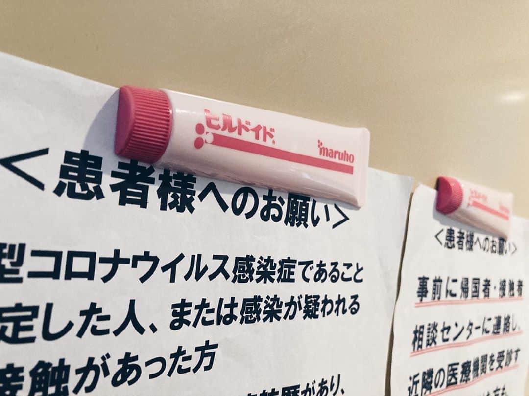 藤野可織のインスタグラム：「いつも子が大変お世話になっているヒルドイドがこんなグッズになっているとは…！」