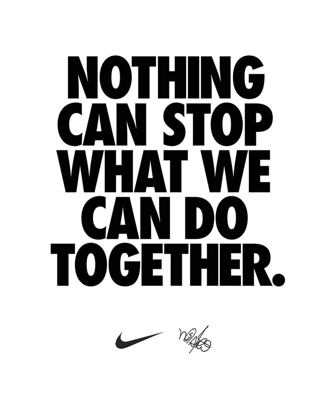 マルコス・アオアス・コレアのインスタグラム：「Nada pode parar o que nós podemos fazer juntos. #youcantstopus #teamnike」