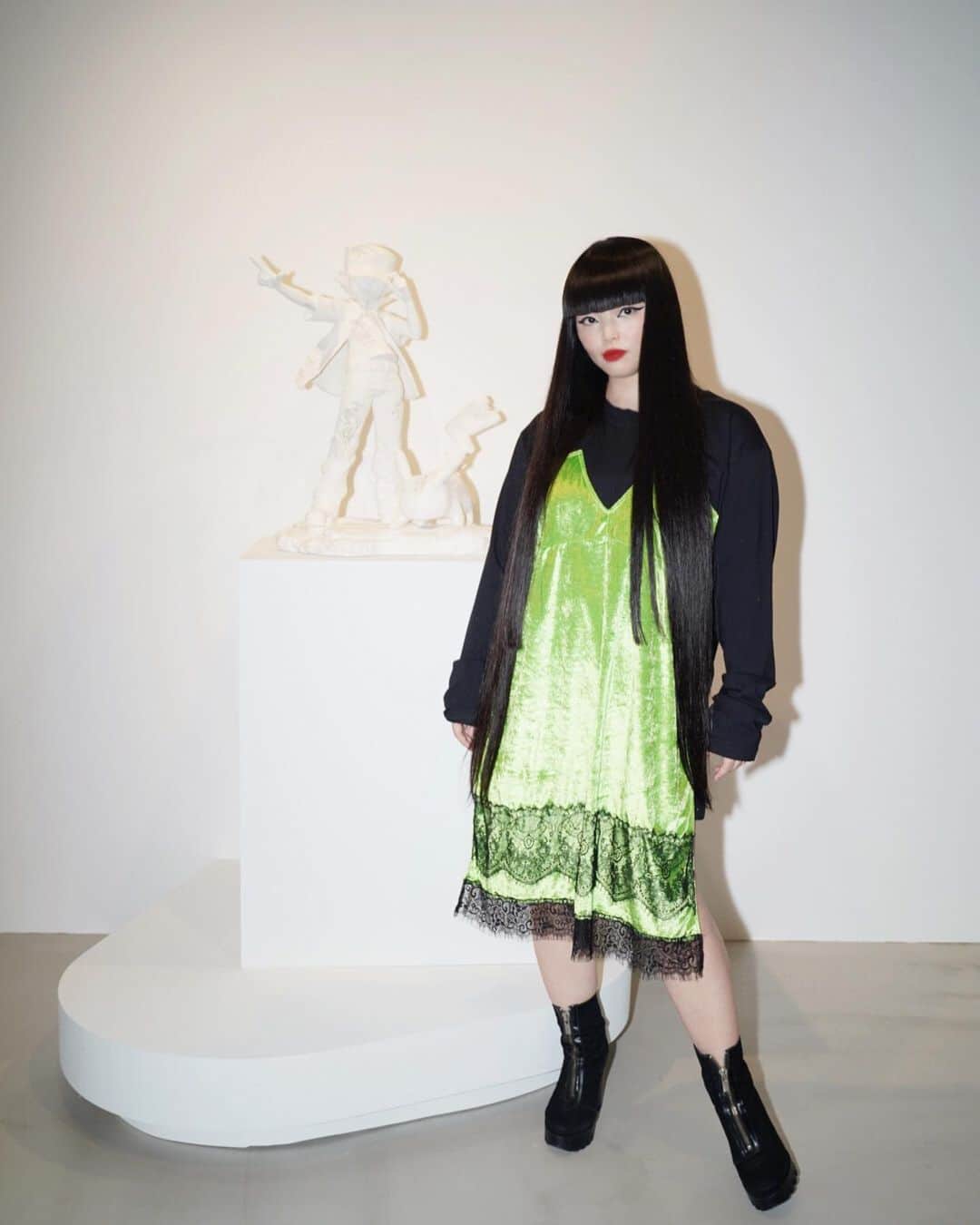 森山穂乃香のインスタグラム：「@pokemon @pokemon_jpn ✖︎ @danielarsham  DANIEL ARSHAM × POKÉMON  PRIVATE PREVIEW🙏🏻💛💛💛  #danielarsham #pokemon #honokamoriyama #relicsofkantothroughtime #art #artist #ポケモン #ダニエルアーシャム #fashion」